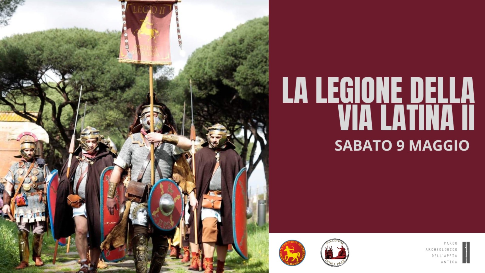 Parco Archeologico dell'Appia Antica. Torna la legione della via Latina